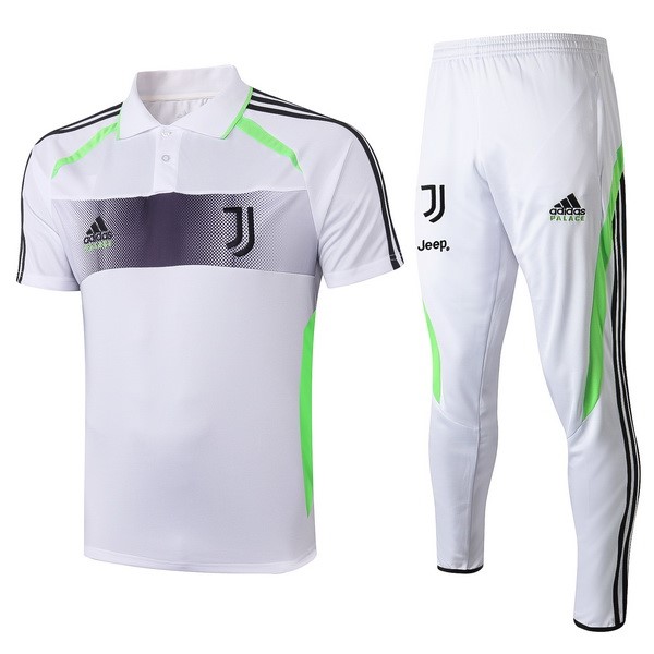 Polo Conjunto Completo Juventus 2019-20 Blanco Gris